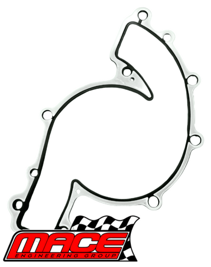 MACE ALUMINIUM WATER PUMP GASKET TO SUIT HOLDEN COMMODORE VT VX VY ECOTEC L36 3.8L V6