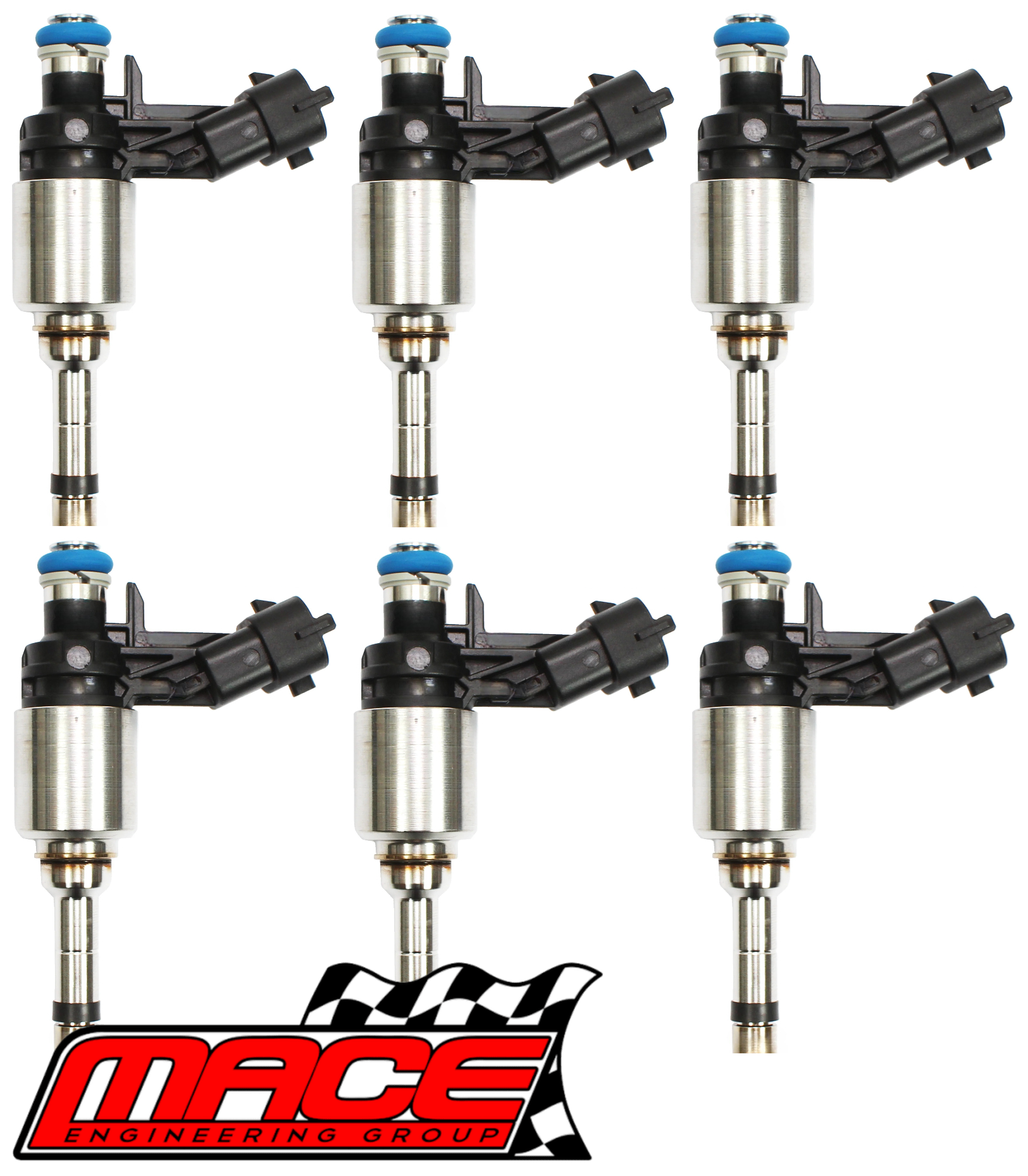 SET OF 6 MACE FUEL INJECTORS TO SUIT HOLDEN STATESMAN WM SIDI LLT 3.6L V6
