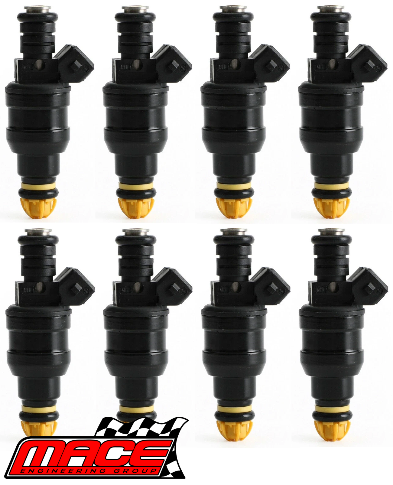 SET OF 8 MACE FUEL INJECTORS TO SUIT HOLDEN STATESMAN VQ VR VS 304 5.0L V8