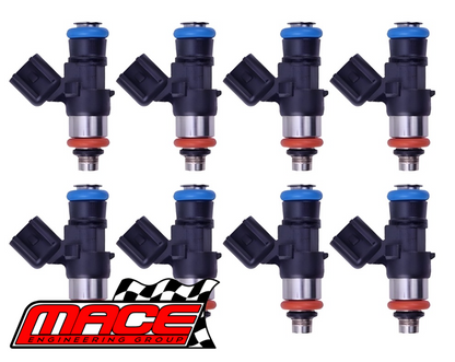 SET OF 8 MACE FUEL INJECTORS TO SUIT HSV LS2 LS3 6.0L 6.2L V8
