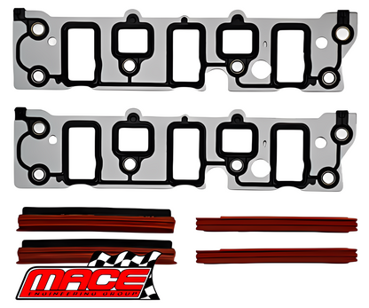 MACE PERFORMANCE LOWER INTAKE MANIFOLD GASKET KIT TO SUIT HOLDEN STATESMAN VS WH WK ECOTEC L36 3.8L V6
