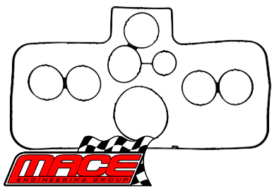MACE PLENUM CHAMBER GASKETS TO SUIT HOLDEN ECOTEC L36 3.8L V6