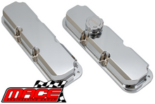 MACE POLISHED ALUMINIUM ROCKER COVERS TO SUIT HOLDEN CAPRICE VR VS WH WK BUICK ECOTEC L27 L36 3.8 V6