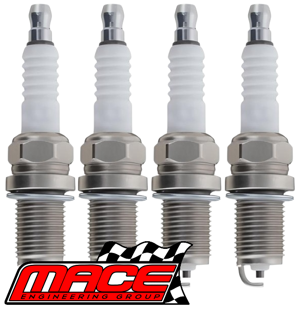 SET OF 4 MACE SPARK PLUGS TO SUIT MERCEDES BENZ M102.910 M102.985 M102.987 1.8L 2.3L I4