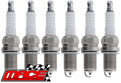SET OF 6 MACE SPARK PLUGS TO SUIT MERCEDES BENZ 300E W124 M103.983 3.0L I6