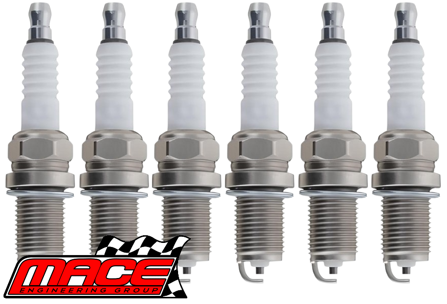 SET OF 6 MACE SPARK PLUGS TO SUIT MERCEDES BENZ 300SE W126 M103.981 3.0L I6