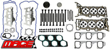 MACE VALVE REGRIND GASKET SET AND HEAD BOLTS COMBO PACK FOR HOLDEN CALAIS VZ VE ALLOYTEC LY7 3.6L V6