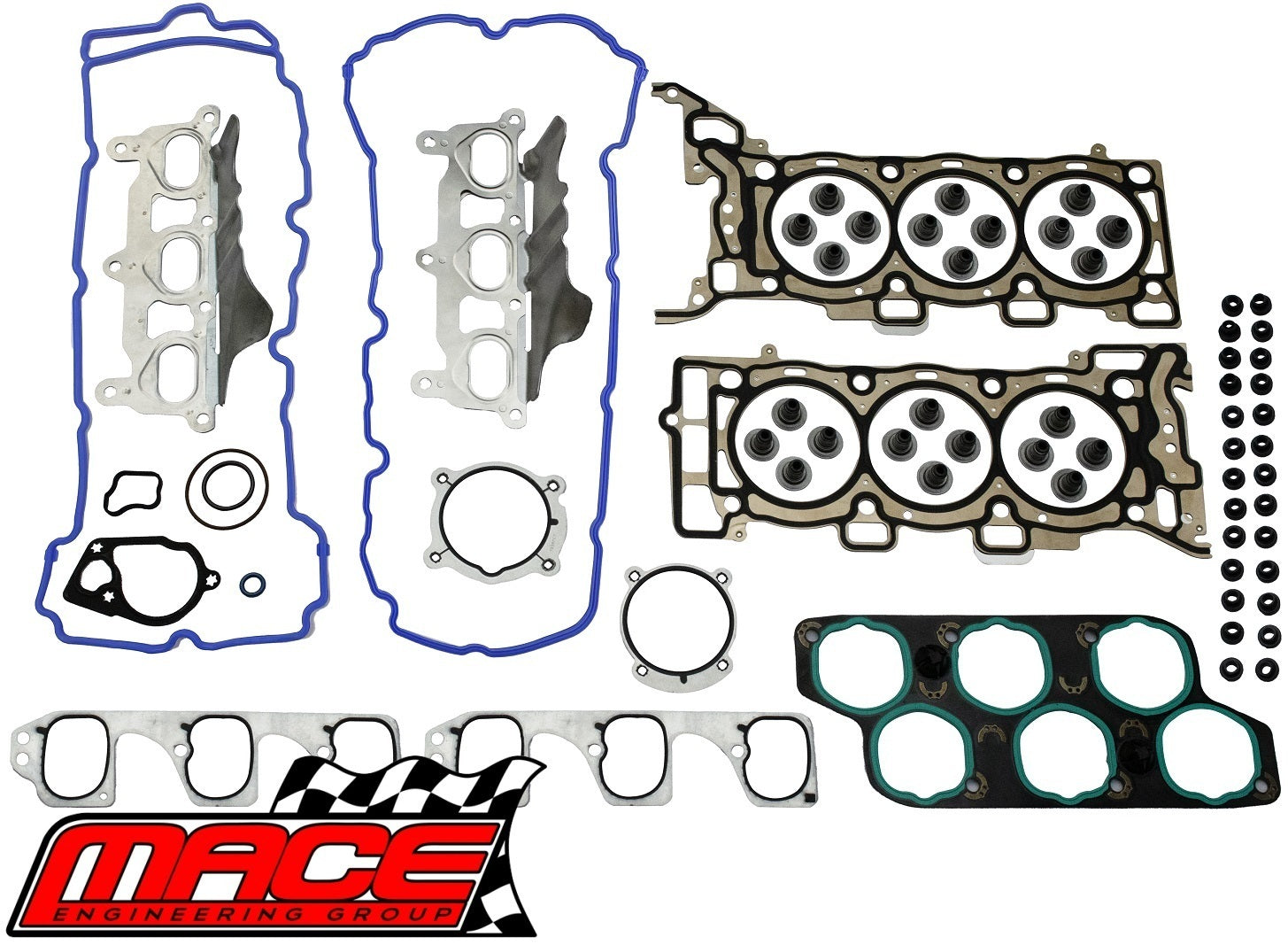 MACE VALVE REGRIND GASKET SET (VRS) TO SUIT HOLDEN CALAIS VZ VE ALLOYTEC LY7 3.6L V6