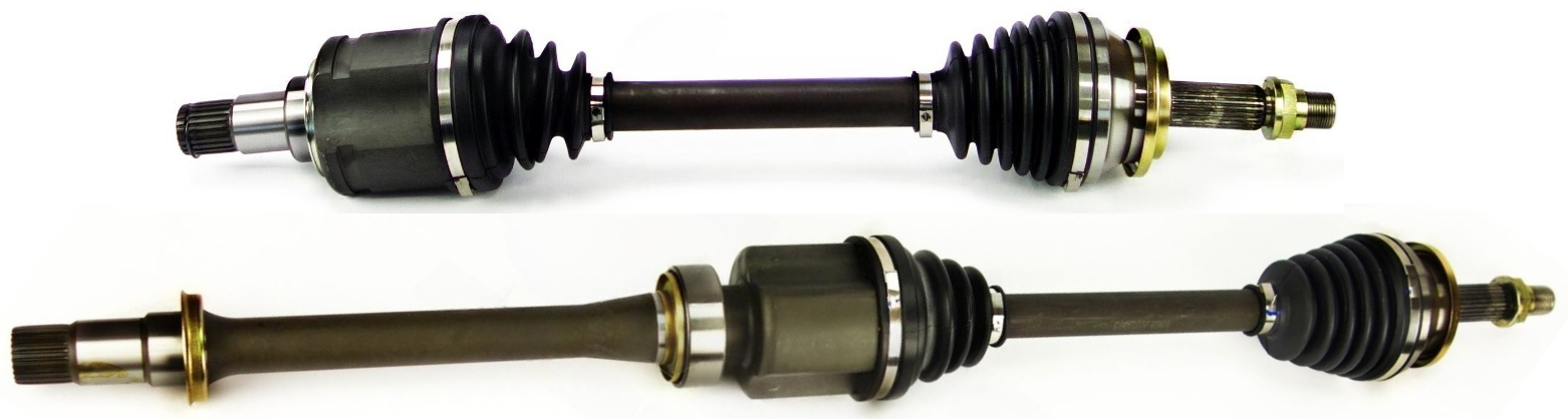 PAIR OF FRONT CV DRIVE SHAFTS TO SUIT TOYOTA 2AZ-FE 2.4L I4 AUTOMATIC TRANSMISSION