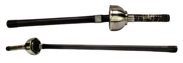 PAIR OF FRONT CV DRIVE SHAFTS TO SUIT TOYOTA LANDCRUISER HDJ101R 1HD-FTE 4.2L I6 FREE WHEEL HUB