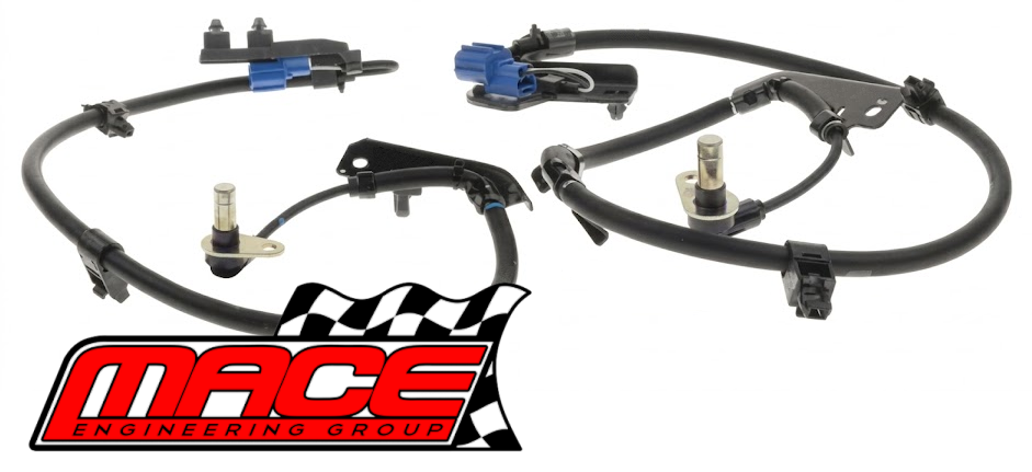 PAIR OF MACE FRONT ABS WHEEL SPEED SENSORS TO SUIT HOLDEN COLORADO RC 4JJ1-TCX TURBO DIESEL 3.0L I4