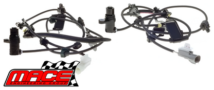 PAIR OF MACE FRONT ABS WHEEL SPEED SENSORS TO SUIT TOYOTA HILUX KUN26R 1KD-FTV TURBO DIESEL 3.0 I4