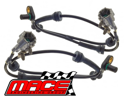 PAIR OF MACE FRONT ABS WHEEL SPEED SENSORS TO SUIT NISSAN NAVARA D40 VQ40DE 4.0L V6
