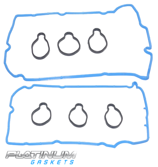 PAIR OF PLATINUM ROCKER COVER GASKET KITS TO SUIT SUBARU TRIBECA WX W10 EZ30D 3.0L F6