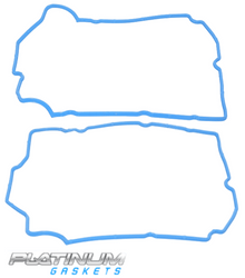 PAIR OF PLATINUM ROCKER COVER GASKETS TO SUIT SUBARU LIBERTY BM BN B14 B15 EZ36D 3.6L F6