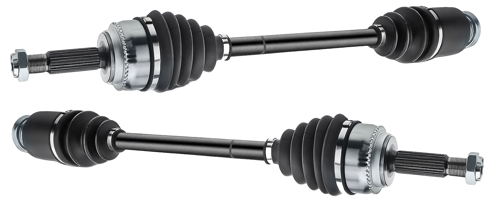 PAIR OF REAR CV DRIVE SHAFTS TO SUIT MITSUBISHI OUTLANDER ZE ZF 4G64 4G69 2.4L I4