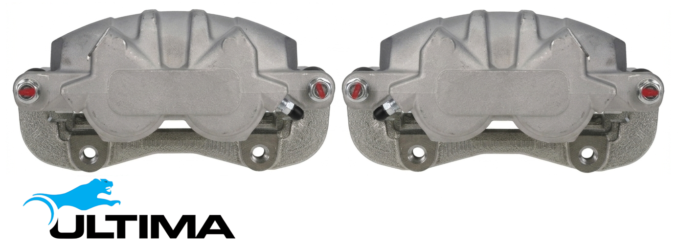 PAIR OF ULTIMA FRONT DISC BRAKE CALIPERS TO SUIT FORD FALCON BA BF FG ...
