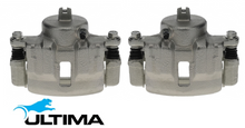 PAIR OF ULTIMA FRONT DISC BRAKE CALIPERS TO SUIT NISSAN PATROL GU Y60 TB42S RB30 TB42E TD42 RD28T TURBO DIESEL 2.8L 3.0L 4.2L I6