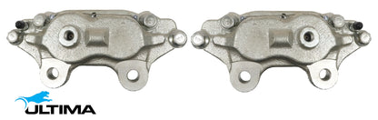 PAIR OF ULTIMA FRONT DISC BRAKE CALIPERS TO SUIT TOYOTA LANDCRUISER 2F 3F 2H 12HT TURBO DIESEL 4.0L 4.2L I6