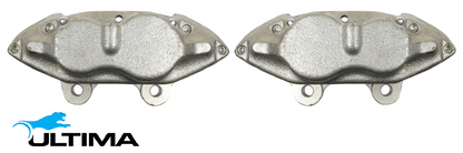PAIR OF ULTIMA FRONT DISC BRAKE CALIPERS TO SUIT TOYOTA LANDCRUISER 2F 3F 2H 12HT TURBO DIESEL 4.0L 4.2L I6