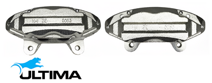 PAIR OF ULTIMA FRONT DISC BRAKE CALIPERS TO SUIT TOYOTA LANDCRUISER HZJ80R 1HZ 4.2L I6 311 MM ROTOR TILL 08/1992