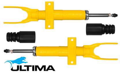 PAIR OF ULTIMA FRONT GAS SHOCK ABSORBERS TO SUIT VOLKSWAGEN AMAROK 2H CDBA CDCA CNFB 2.0L I4