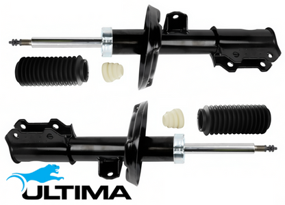 PAIR OF ULTIMA FRONT GAS SHOCK ABSORBERS TO SUIT OPEL ASTRA G X20XE 2.0L I4 HATCHBACK ONLY