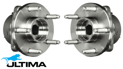 2 X ULTIMA FRONT WHEEL HUB AND BEARING ASSEMBLY TO SUIT FORD MONDEO MA MB HUBA TURBO 2.5L I5