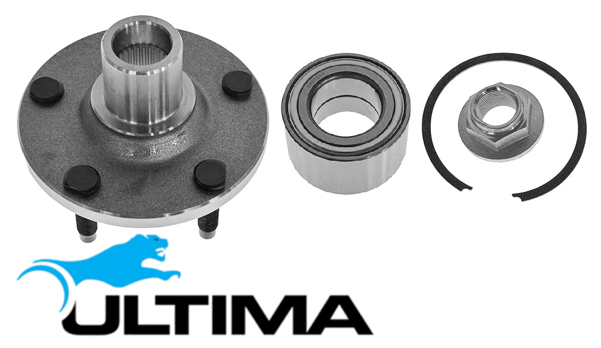 2 X ULTIMA FRONT WHEEL HUB & BEARING ASSEMBLY TO SUIT MAZDA TRIBUTE 5Z CU YU YF L3 2.0L 2.3L I4