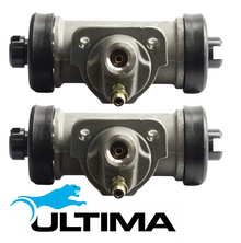PAIR OF ULTIMA REAR WHEEL CYLINDERS TO SUIT NISSAN D21 R50 Z24 TD27 QD32 TD27T TURBO DIESEL 2.4L 2.7L 3.2L I4