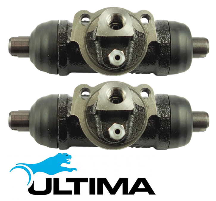PAIR OF ULTIMA REAR WHEEL CYLINDERS TO SUIT NISSAN NAVARA D22 QD32E 3.2L I4
