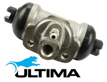 PAIR OF ULTIMA REAR WHEEL CYLINDERS TO SUIT NISSAN NAVARA D22 D40 TD27 YD25DDTI TURBO DIESEL 2.5L 2.7L I4