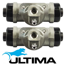 PAIR OF ULTIMA REAR WHEEL CYLINDERS TO SUIT NISSAN NAVARA D22 KA24E KA24DE 2.4L I4 SUITS 4WD
