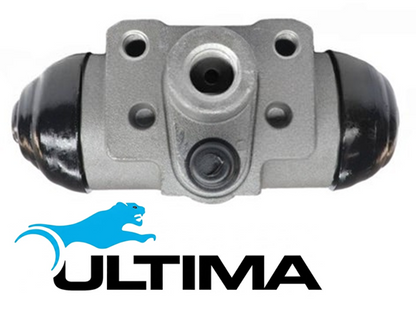 PAIR OF ULTIMA REAR WHEEL CYLINDERS TO SUIT NISSAN NAVARA NP300 D23 QR25DE YS23DDT YD25DDTI YS23DDTT TWIN TURBO DIESEL 2.3L 2.5L I4