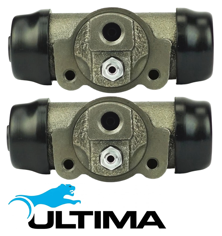 PAIR OF ULTIMA REAR WHEEL CYLINDERS TO SUIT TOYOTA HILUX KZN165R 1KZ-TE TURBO DIESEL 3.0L I4 TILL 10/2004