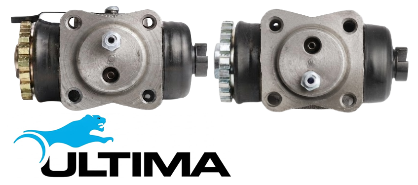 PAIR OF ULTIMA REAR WHEEL CYLINDERS TO SUIT TOYOTA LANDCRUISER FJ45R 2F 4.2L I6 TO 07/1980