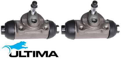 PAIR OF ULTIMA REAR WHEEL CYLINDERS TO SUIT FORD RANGER PJ PK WEAT WLAT TURBO DIESEL 2.5L 3.0L I4 EXCEPT SAE9 RWD TILL 09/2009