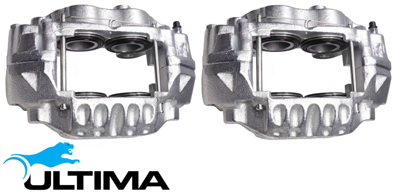 PAIR OF ULTIMA FRONT DISC BRAKE CALIPERS TO SUIT TOYOTA HILUX KZN165R 1KZ-TE TURBO DIESEL 3.0L I4