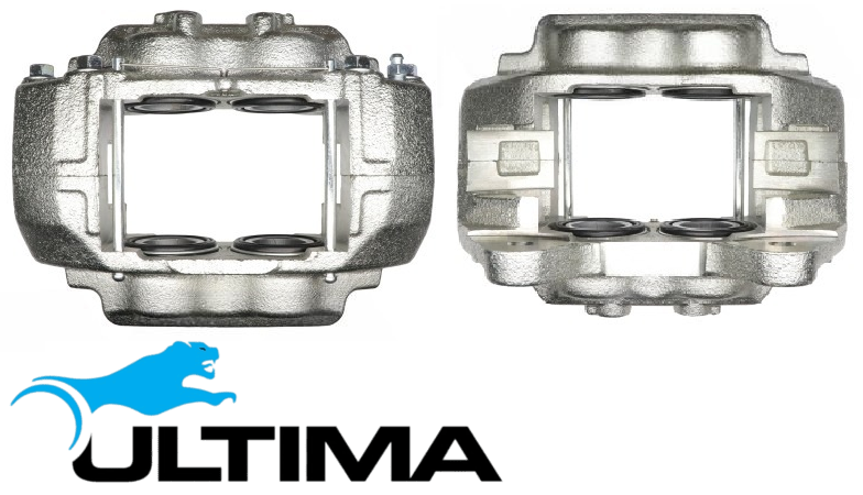 PAIR OF ULTIMA FRONT DISC BRAKE CALIPERS TO SUIT TOYOTA LANDCRUISER VDJ78R VDJ79R 1VD-FTV TURBO DIESEL 4.5L V8 TILL 07/2016