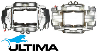 PAIR OF ULTIMA FRONT DISC BRAKE CALIPERS TO SUIT TOYOTA PRADO GDJ150R 1GD-FTV TURBO DIESEL 2.8L I4 SUITS 150KW