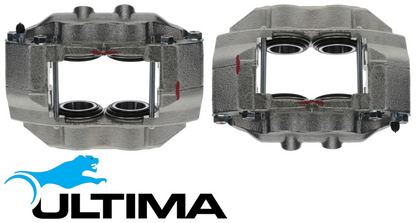 PAIR OF ULTIMA FRONT DISC BRAKE CALIPERS TO SUIT TOYOTA PRADO VZJ90R VZJ95R 5VZ-FE 3.4L V6