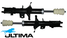PAIR OF ULTIMA FRONT GAS SHOCK ABSORBERS TO SUIT HYUNDAI GETZ TB G4EC D4FA TURBO DIESEL 1.5L I4