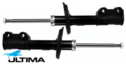 PAIR OF ULTIMA FRONT GAS SHOCK ABSORBERS TO SUIT HOLDEN BARINA TM F16D4 A14NET TURBO 1.4L 1.6L I4