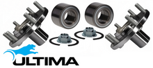 2 X ULTIMA FRONT WHEEL HUB AND BEARING ASSEMBLY TO SUIT FORD RANGER PJ PK WEAT 3.0 I4 SUITS 4WD