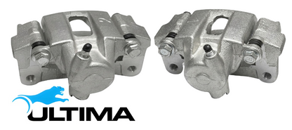 PAIR OF ULTIMA REAR DISC BRAKE CALIPERS TO SUIT TOYOTA PRADO RZJ120R TRJ120R KDJ120R KDJ150R KDJ155R KZJ120R 2TR-FE 3RZ-FE 1KZ-TE 1KD-FTV TURBO DIESEL 2.7L 3.0L I4