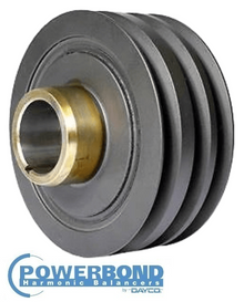 POWERBOND OEM REPLACEMENT HARMONIC BALANCER TO SUIT NISSAN NAVARA D22 QD32E TD27 DIESEL 2.7L 3.2L I4
