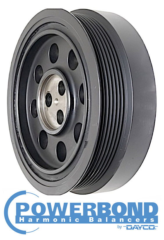 POWERBOND OEM REPLACEMENT HARMONIC BALANCER TO SUIT FORD P5-AT TURBO DIESEL 3.2L I5