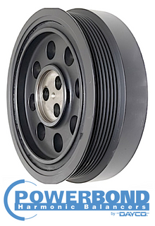POWERBOND OEM REPLACEMENT HARMONIC BALANCER TO SUIT FORD P5-AT TURBO DIESEL 3.2L I5
