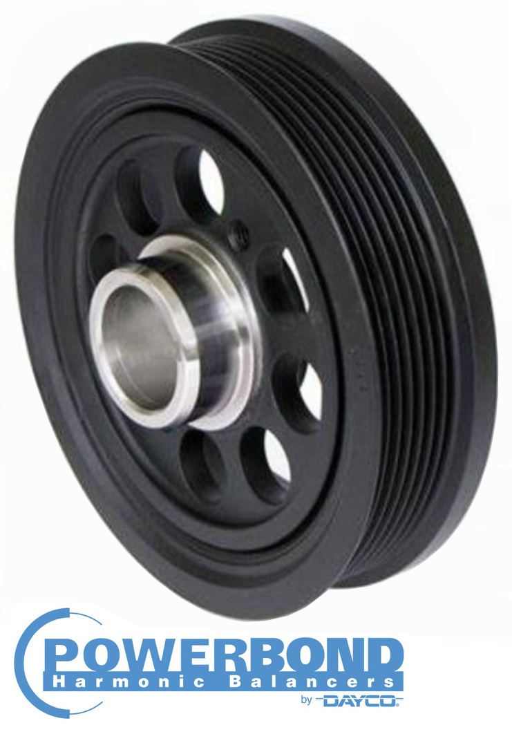 POWERBOND OEM REPLACEMENT HARMONIC BALANCER TO SUIT TOYOTA PRADO GRJ120R GRJ121R 1GR-FE 4.0L V6