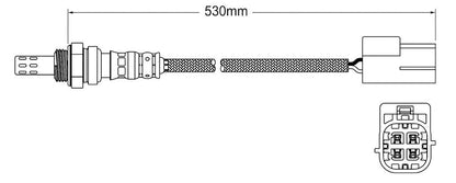 PREMIUM POST CATALYTIC OXYGEN O2 SENSOR TO SUIT NISSAN X-TRAIL T30 QR20DE QR25DE 2.0L 2.5L I4 FROM 12/2005